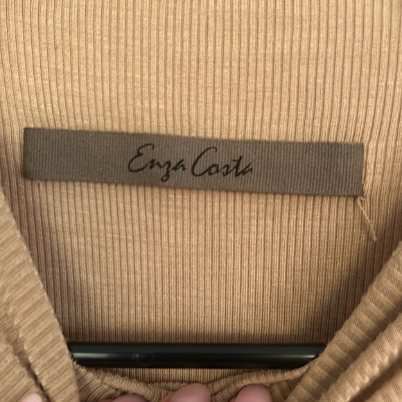 Enza Costa Tan Midi Dress - Picture 4 of 5